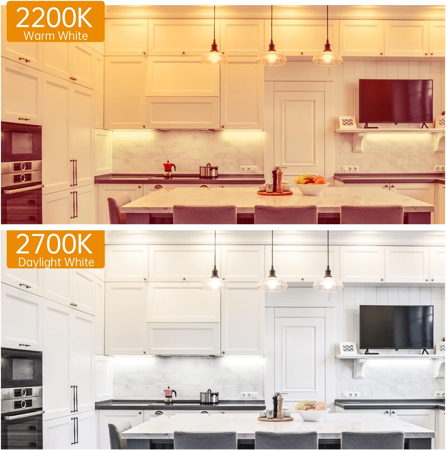 Batklumi Bombillas LED Edison regulables 8 W, equivalente a 60 W, 2700 K, blanco cálido con 80+ CRI E26 Edison bombillas de filamento vintage