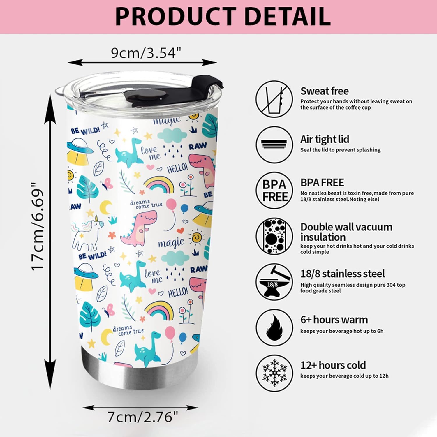 Sometimes You Forget You’re Awesome – Vaso dietético de acero inoxidable de 20 onzas, regalos de oficina, mujeres, hombres, compañeros de trabajo,