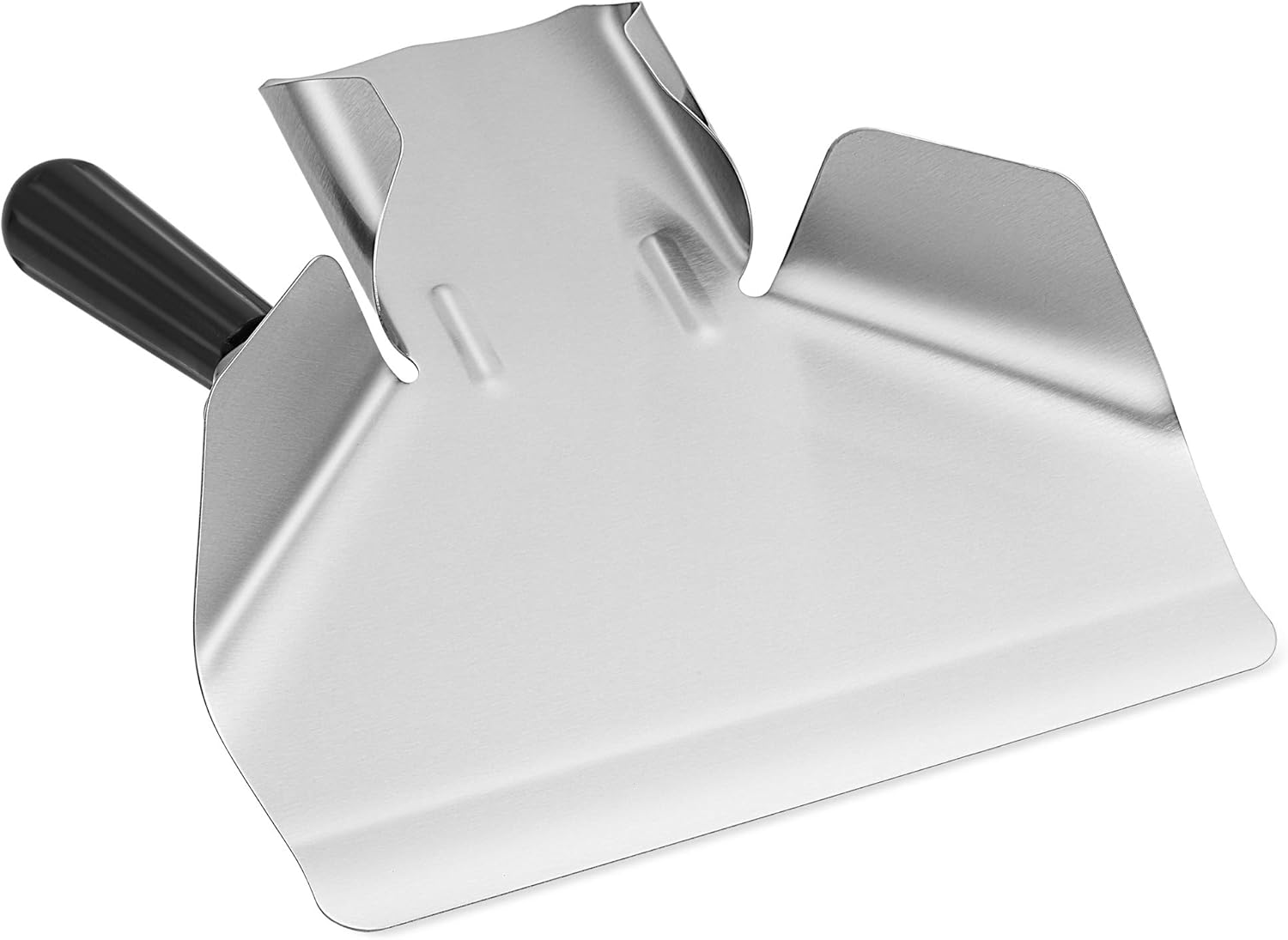 Olde Midway Cuchara para papas fritas de acero inoxidable con mango derecho – cuchara comercial para freír