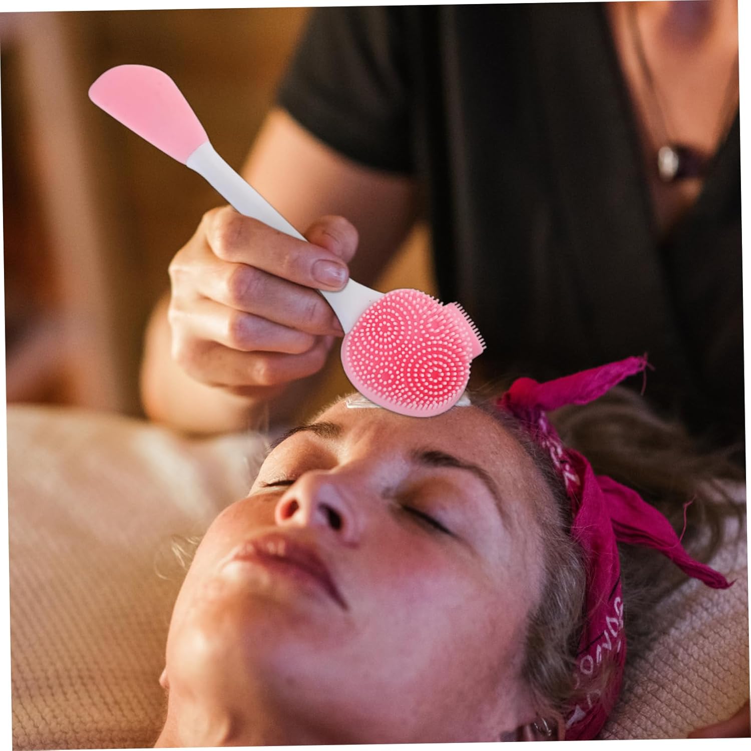 Herramienta facial 12 piezas para el lavado de cepillo facial profundo delicado accesorios masajeadores mujeres limpieza de mano mujer mini