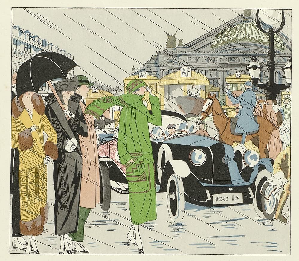 ArtDirect Art – Taste – Beauty, Female Elegance Sheets, January 1924, No. 41, 4th Year, P. 8 (1924) 18×16 UnFramed Museum Art Print Poster Ready for