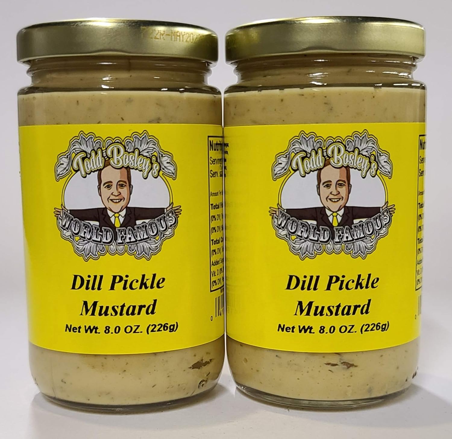 Todd Bosley’s World Famous Eneldo Pickle Mostaza (paquete de 2)