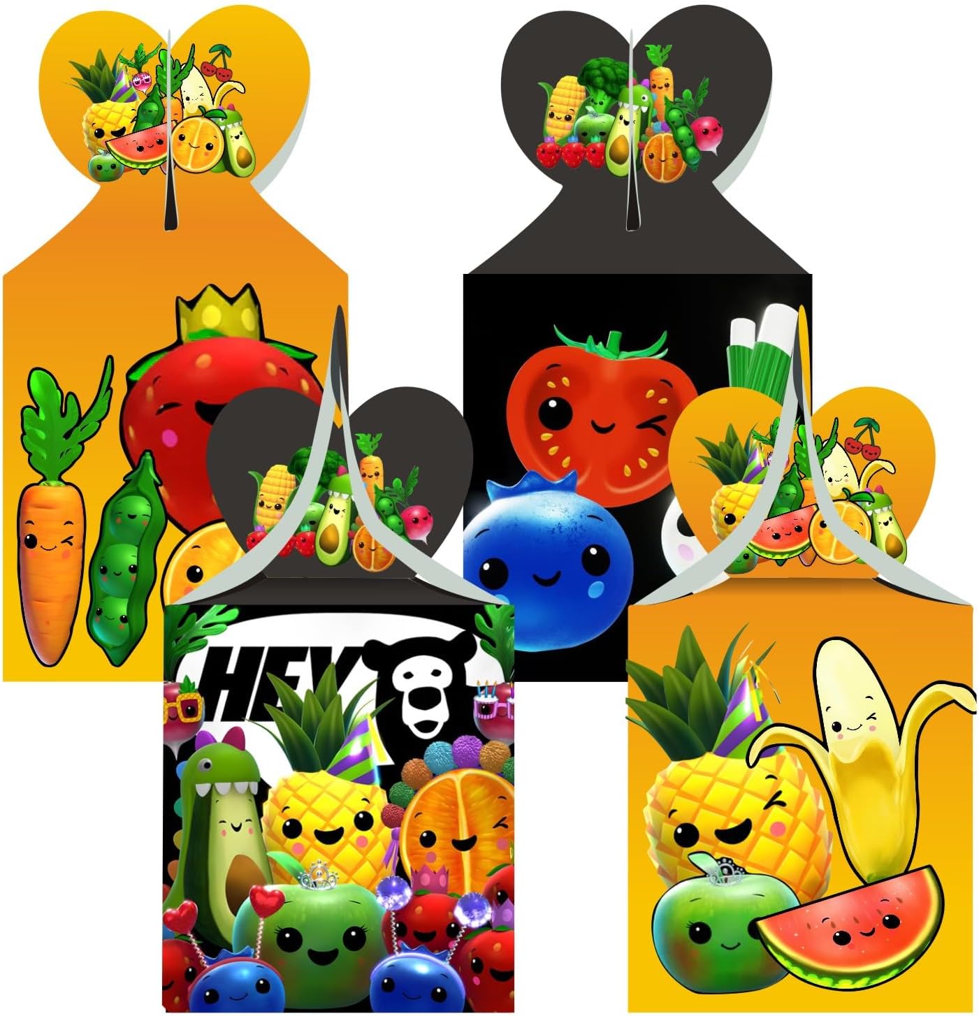 humicide 12 cajas de regalo de frutas sensoriales de Hey Bear, suministros de fiesta de cumpleaños sensoriales de Hey Bear para decoraciones de