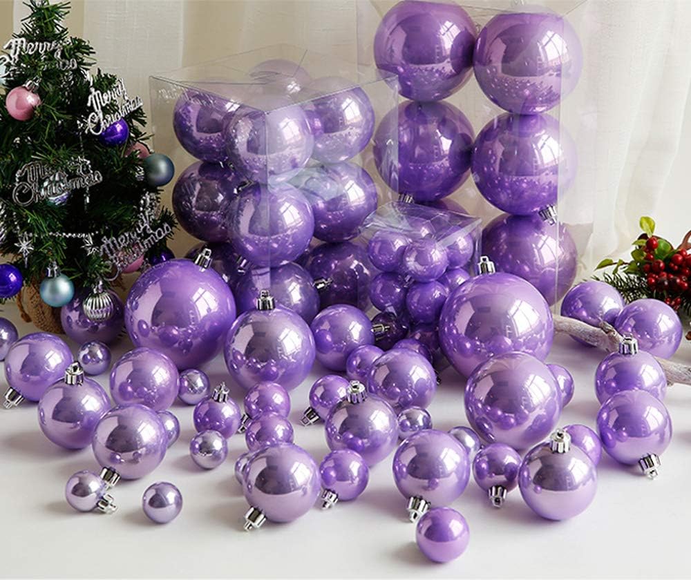 AMS – Bola de Navidad con miniadornos exquisitos, bolas coloridas, decoraciones colgante