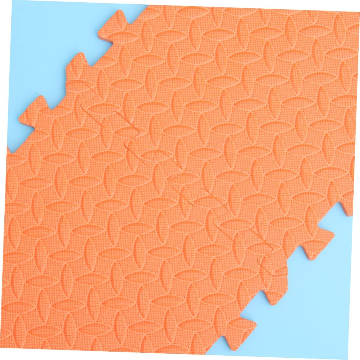 Kisangel Alfombra acolchada para niños, 6 unidades, azulejos de espuma, rompecabezas de piso, tapete extragrande, azulejos de Eva, tapete de