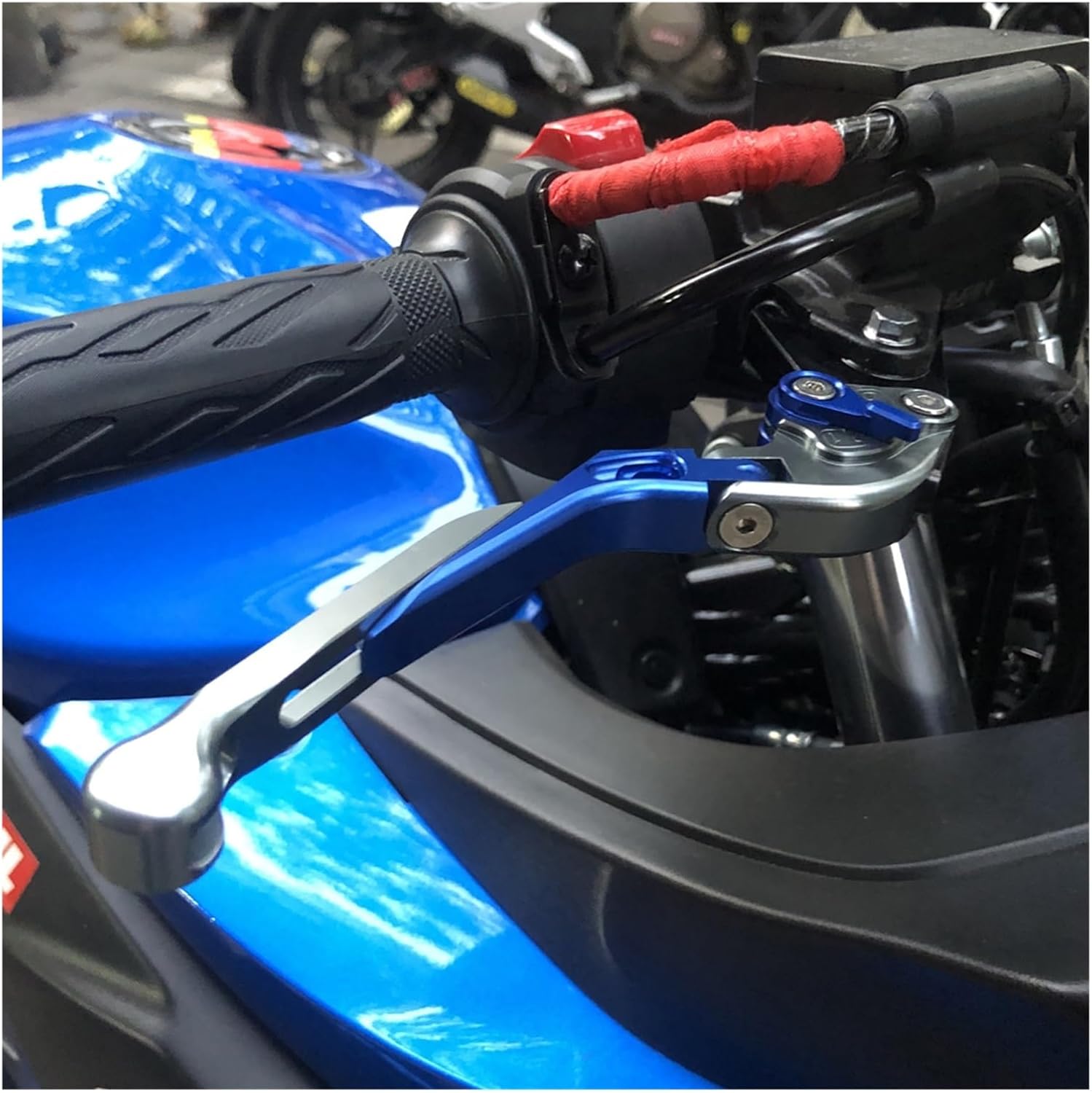 Conjunto de embrague para Bajaj Pulsar 200 RS 2015-2018 Plegable Aluminio Motocicleta Freno Embrague Palancas Set Multifunción Manija Piezas