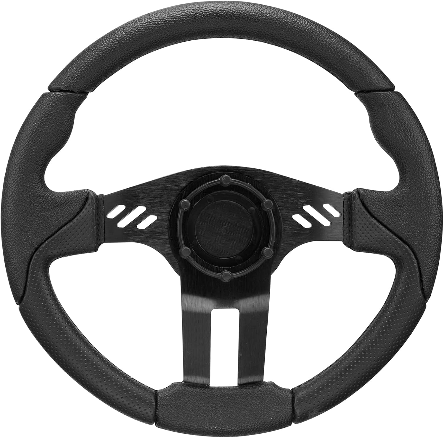 Roykaw Golf Cart Steering Wheel Compatible with EZGO TXTRXV, Club Car DSPrecedentTempo, Yamaha and Most Golf Cart Models