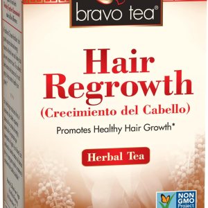 Bravo Tea Té de hierbas para el crecimiento del cabello, sin cafeína, 20 bolsas de té Bravo Tea Té de hierbas para el crecimiento del cabello, sin cafeína, 20 bolsas de té