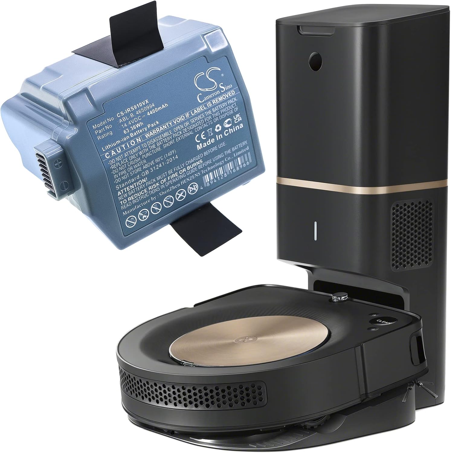 FYIOGXG Batería de 4400mAh  63.36Wh para iRobot Roomba S9, Roomba S9+, S955020 PN iRobot 4650994, ABL-B