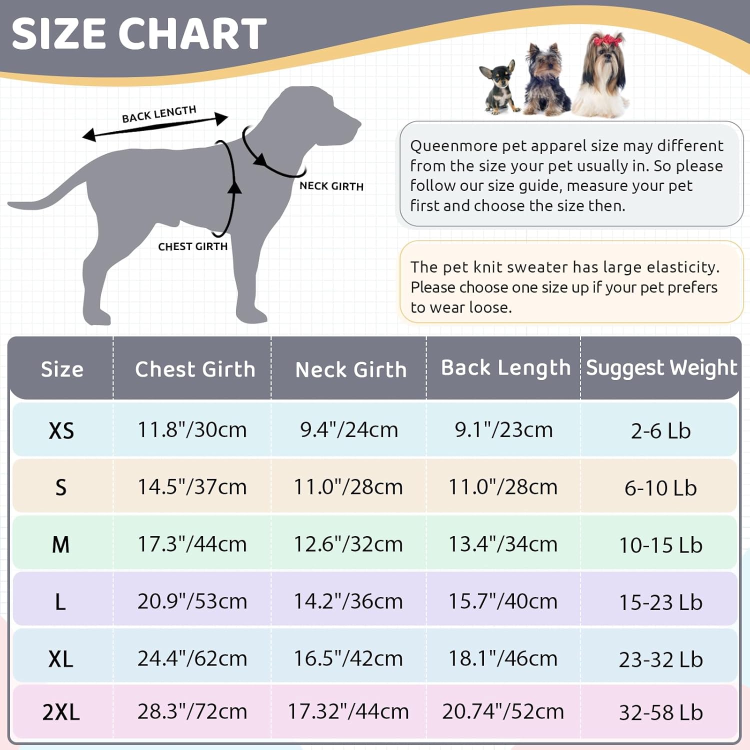 Queenmore Suéter pequeño para perro, ropa de punto trenzado para clima frío, ropa clásica de cuello alto grueso y cálida para chihuahua, bulldog,
