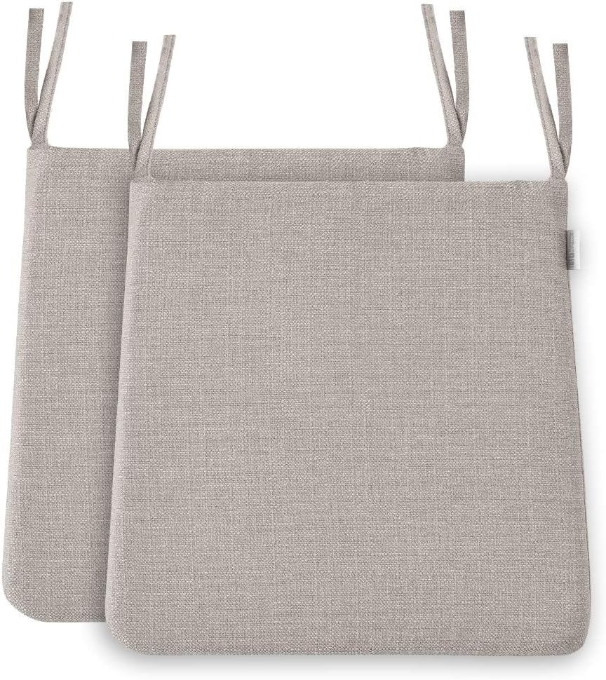 BALCONY&FALCON – Cojín antideslizante para silla de asiento trasero, 16 x 16 pulgadas, funda de cojín para oficina, comedor, cocina, soporte,