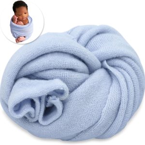 Envoltura para posar recién nacido, accesorios de fotografía para recién nacidos, manta de punto elástico suave hecha a mano para sesión de fotos de Envoltura para posar recién nacido, accesorios de fotografía para recién nacidos, manta de punto elástico suave hecha a mano para sesión de fotos de