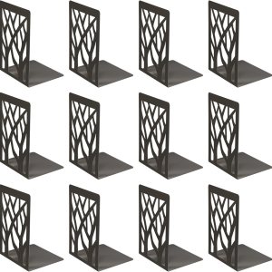 MSDADA Sujetalibros, sujetalibros, extremos de libros para estantes, sujetalibros para oficina, tapón de metal para libros, soporte de estante de MSDADA Sujetalibros, sujetalibros, extremos de libros para estantes, sujetalibros para oficina, tapón de metal para libros, soporte de estante de