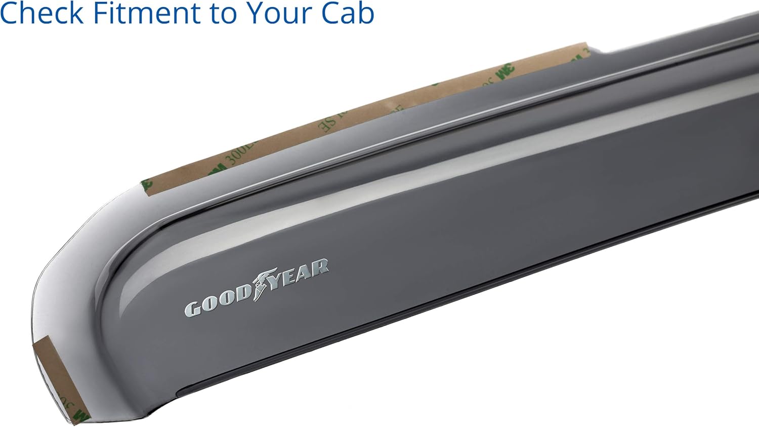 Goodyear Deflectores de ventana de canal inastillables para Buick Encore 2013-2023, protectores de lluvia, viseras para automóviles, deflector de