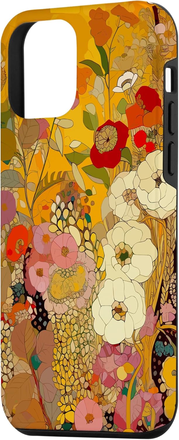 iPhone 12 mini Art Nouveau Flores, Jardín y Naturaleza Floral Art Case