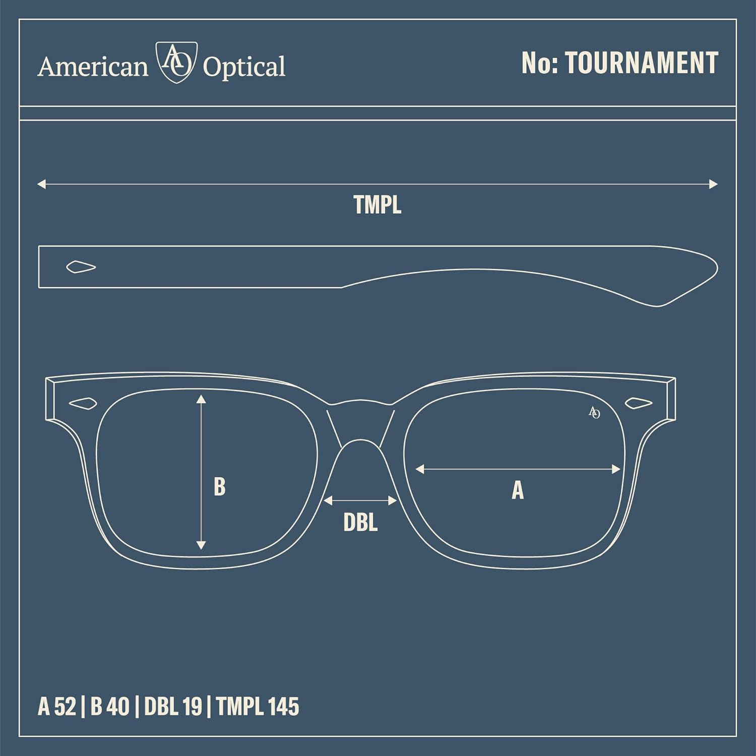 AO Gafas de Sol Torneo – Lentes de Nylon AOLite