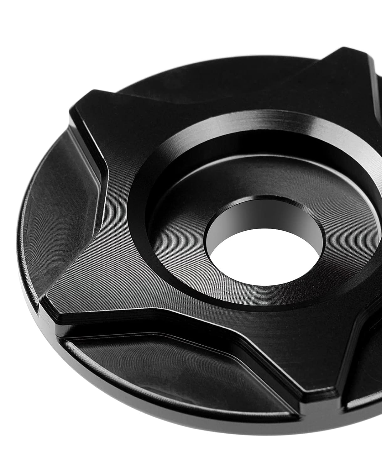 KEMIMOTO Arandelas Verge de colores compatibles con motocicletas Grom 2022, 2023, 2024, juego completo de aluminio, 12 piezas (negro)