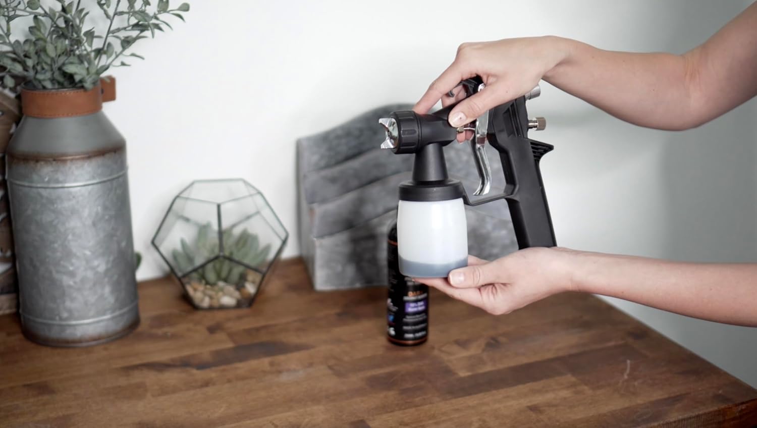 Pistola de repuesto de bronceado en aerosol para máquina de bronceado en aerosol HVLP con taza de 6.8 fl oz – Para solución de bronceado en aerosol