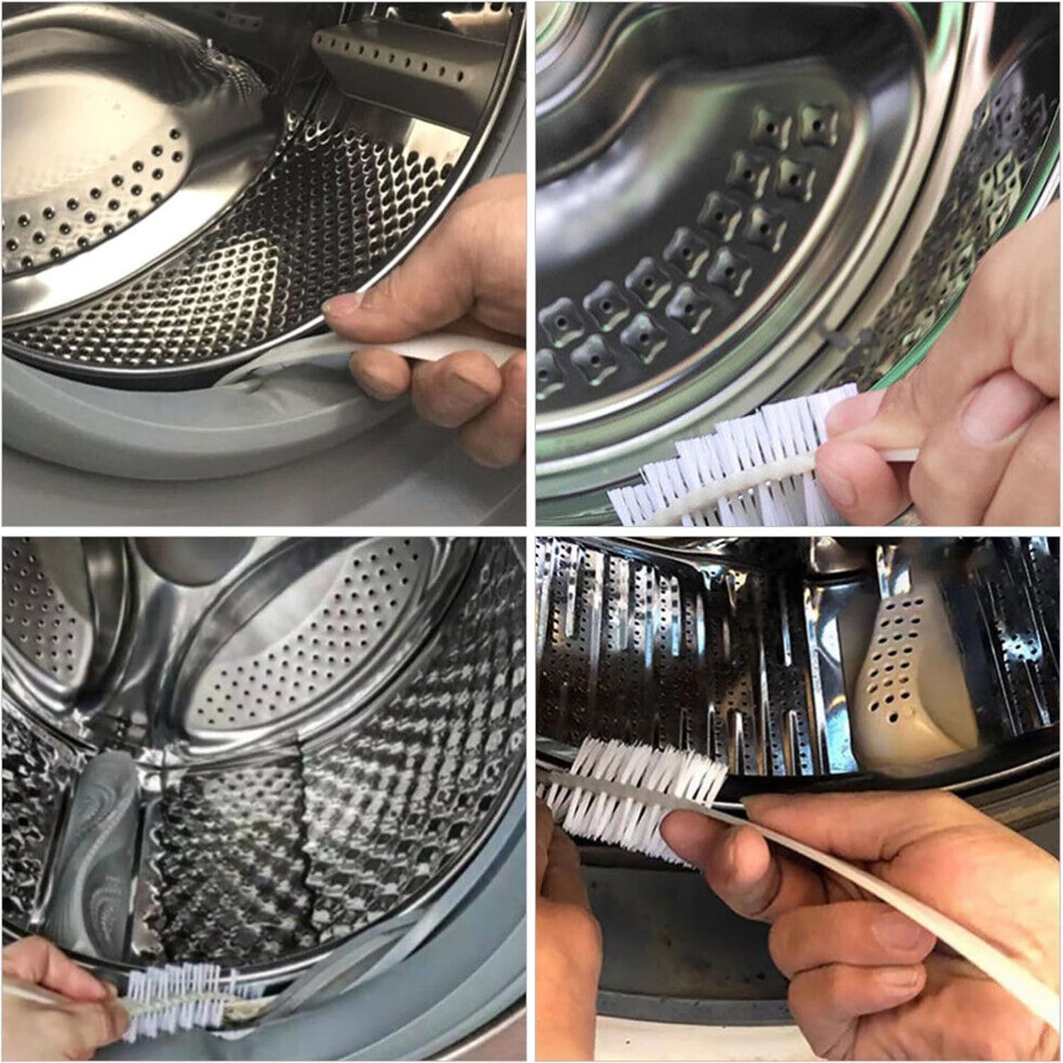 Cepillo para lavadora, cepillo de limpieza para lavadora, cepillo de limpieza de carga frontal, cepillos de nailon para limpieza, cepillos de