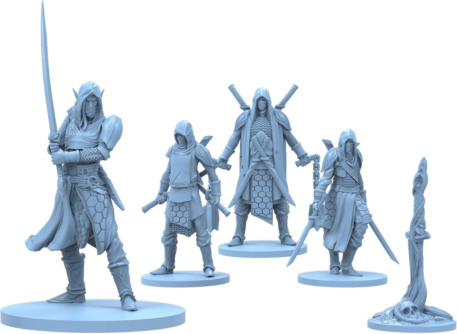 Godtear The Borderlands Starter Set Juego de mesa con 12 miniaturas detalladas, juego de combate de mesa (2 jugadores)