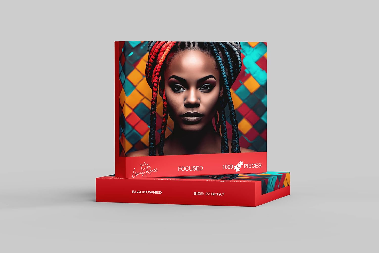 Africa Jigsaw Puzzle Adventure 1000 piezas LewisRenee Masterpiece, arte afroamericano atractivo para adultos, potenciador de poder cerebral y
