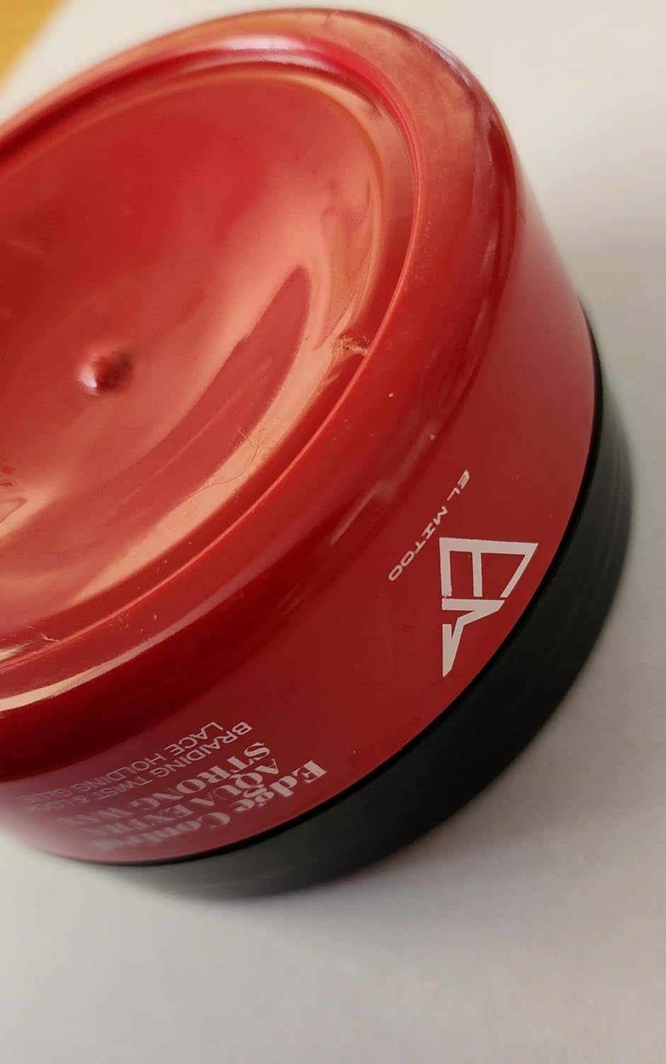 o Edge Control Aqua Man – Cera de sujeción firme para un aseo perfecto, bálsamo natural con acabado mate que soporta todo el día 5 oz (5.1 fl oz)