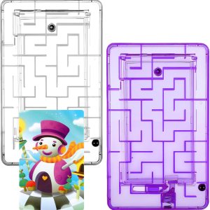 Tarjetero de 2 piezas para regalo, rompecabezas de laberinto, creatividad, rompecabezas de regalo, caja de plástico para tarjetas, juego de máquina Tarjetero de 2 piezas para regalo, rompecabezas de laberinto, creatividad, rompecabezas de regalo, caja de plástico para tarjetas, juego de máquina