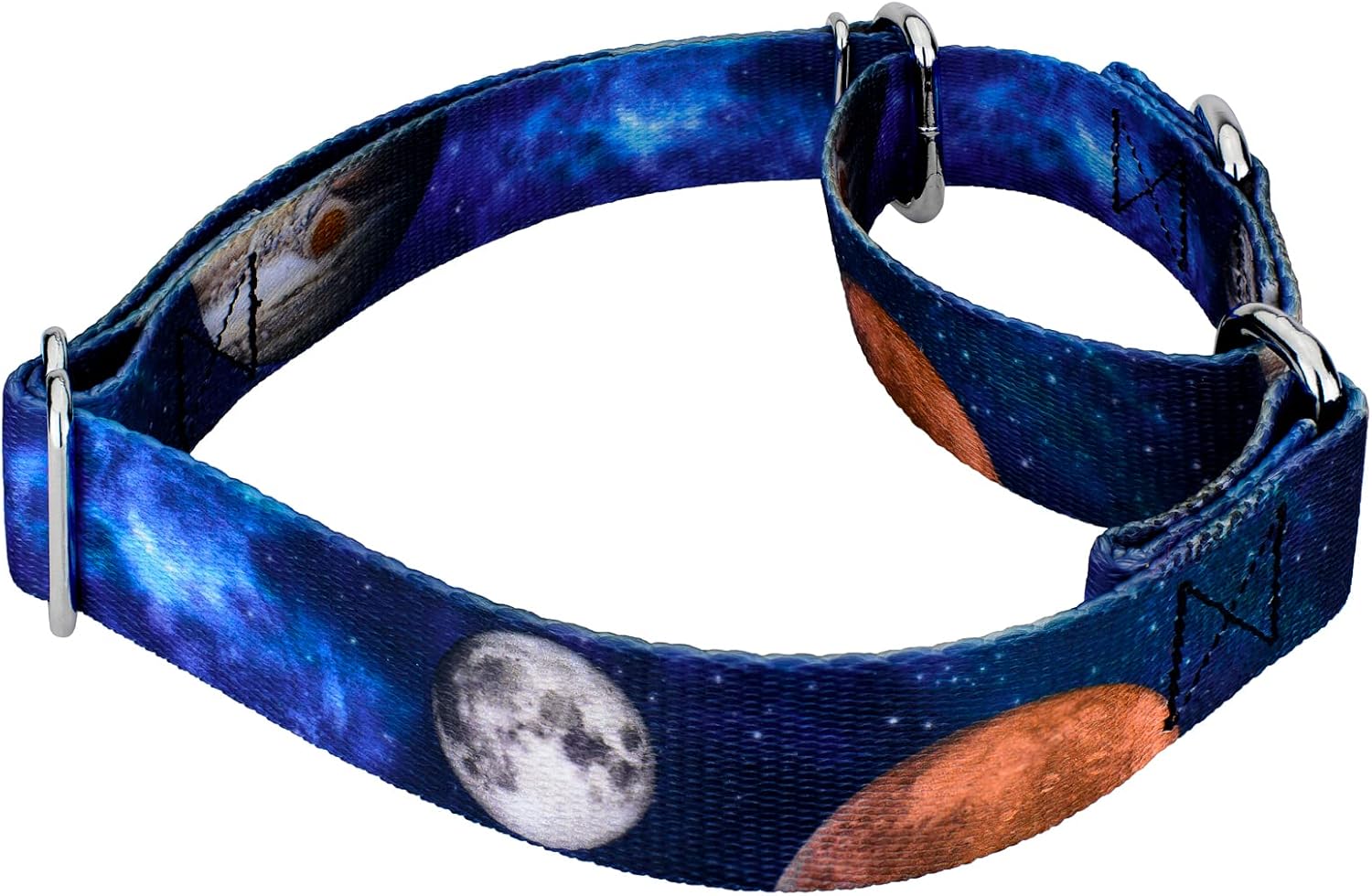 Country Brook Petz – Collar y correa de perro Martingala Galactic Neighbors – Colección Geek Chic con 4 diseños para cualquier mega fan (1 pulgada,