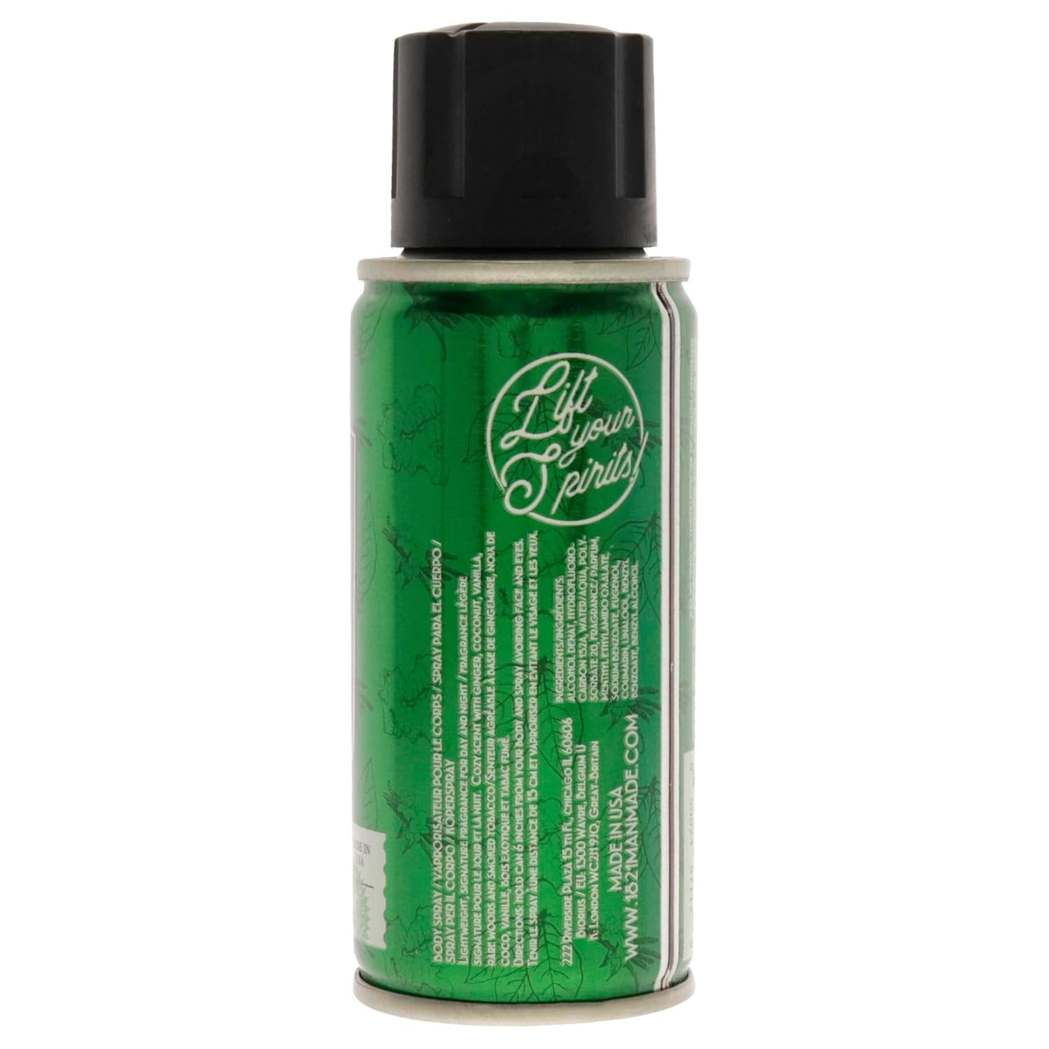 18.21 Man Made Men’s Spirits Spritzer, 3.4 oz. – Spray corporal de larga duración con aromas masculinos – Regalos para él