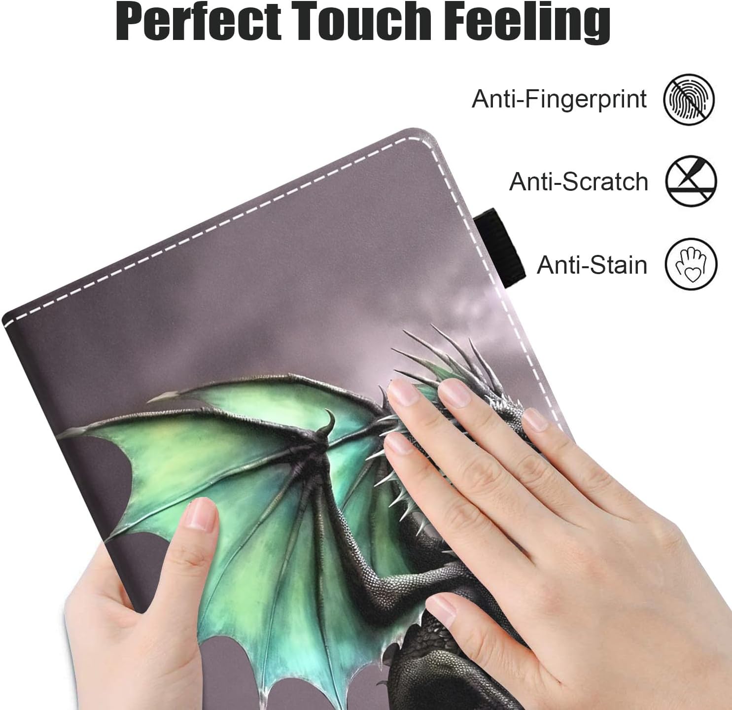 Funda para tablet Tienda Fire HD 10 de 10.1 pulgadas (97 generación, versión 20192017)  Funda de piel sintética con soporte para tarjetas y soporte