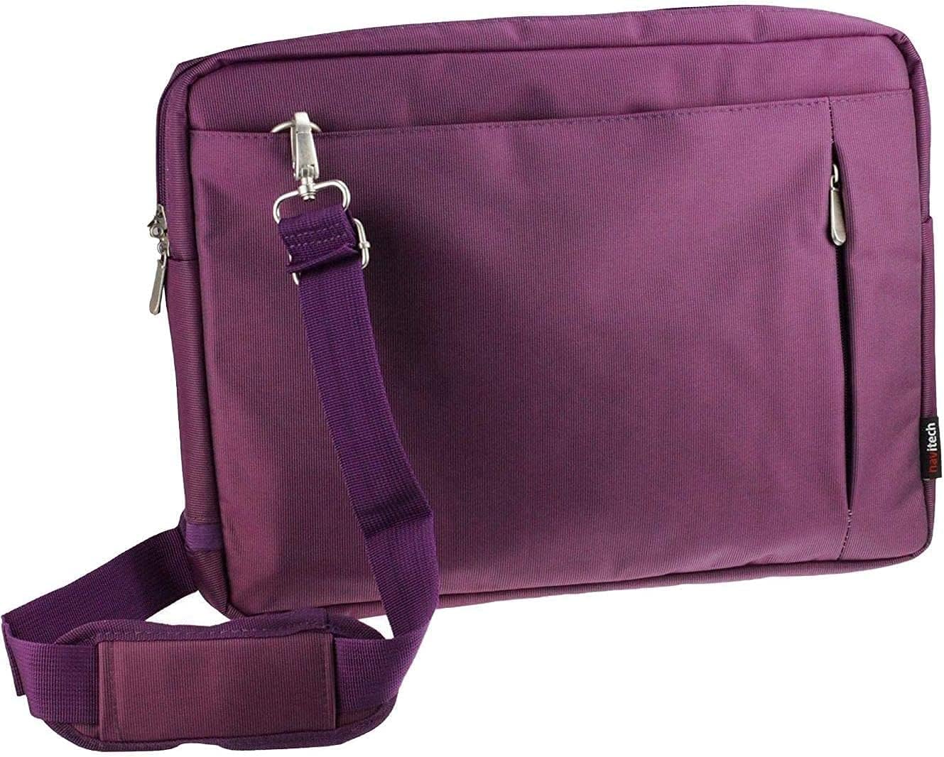 Purple Sleek – Bolsa para portátil resistente al agua, compatible con laptop CHUWI HeroBook Pro de 14.1 pulgadas