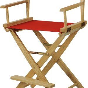 American Trails – Silla de director extra ancha de 24 pulgadas, marco natural con lienzo rojo, altura de mostrador American Trails – Silla de director extra ancha de 24 pulgadas, marco natural con lienzo rojo, altura de mostrador