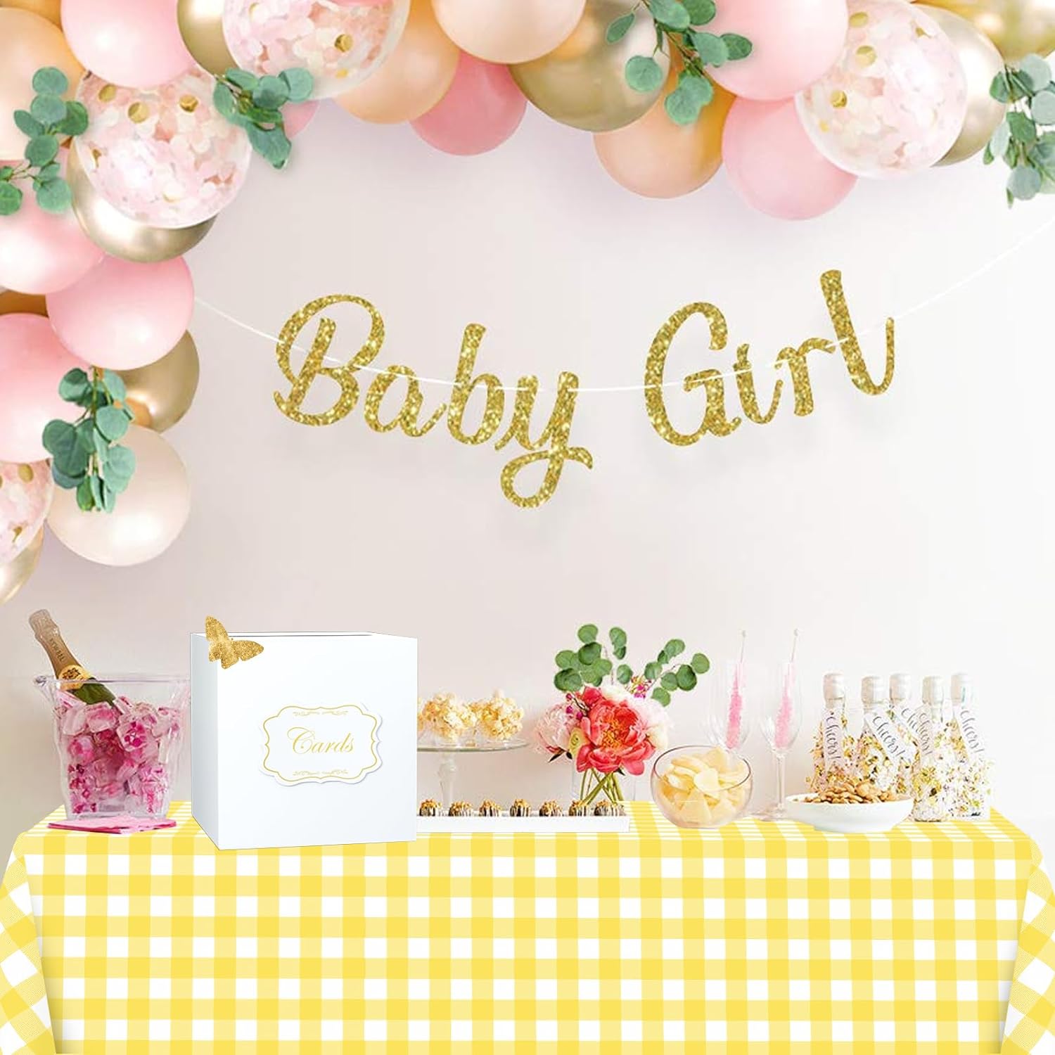 Caja de tarjetas blanca, caja de recepción de tarjetas para cumpleaños, boda, novia, baby shower, graduación, aniversarios, decoraciones de fiesta