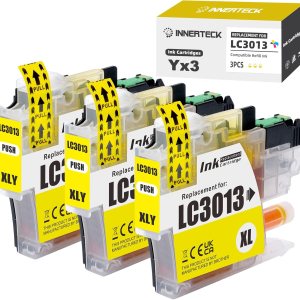 3 Yellow Replacement for Brother MFC J497DW J491DW LC3013 XL 3013 LC3013Y Yellow Ink Cartridges Work with Brother MFC-J491DW MFC-J497DW MFC-J690DW 3 Yellow Replacement for Brother MFC J497DW J491DW LC3013 XL 3013 LC3013Y Yellow Ink Cartridges Work with Brother MFC-J491DW MFC-J497DW MFC-J690DW