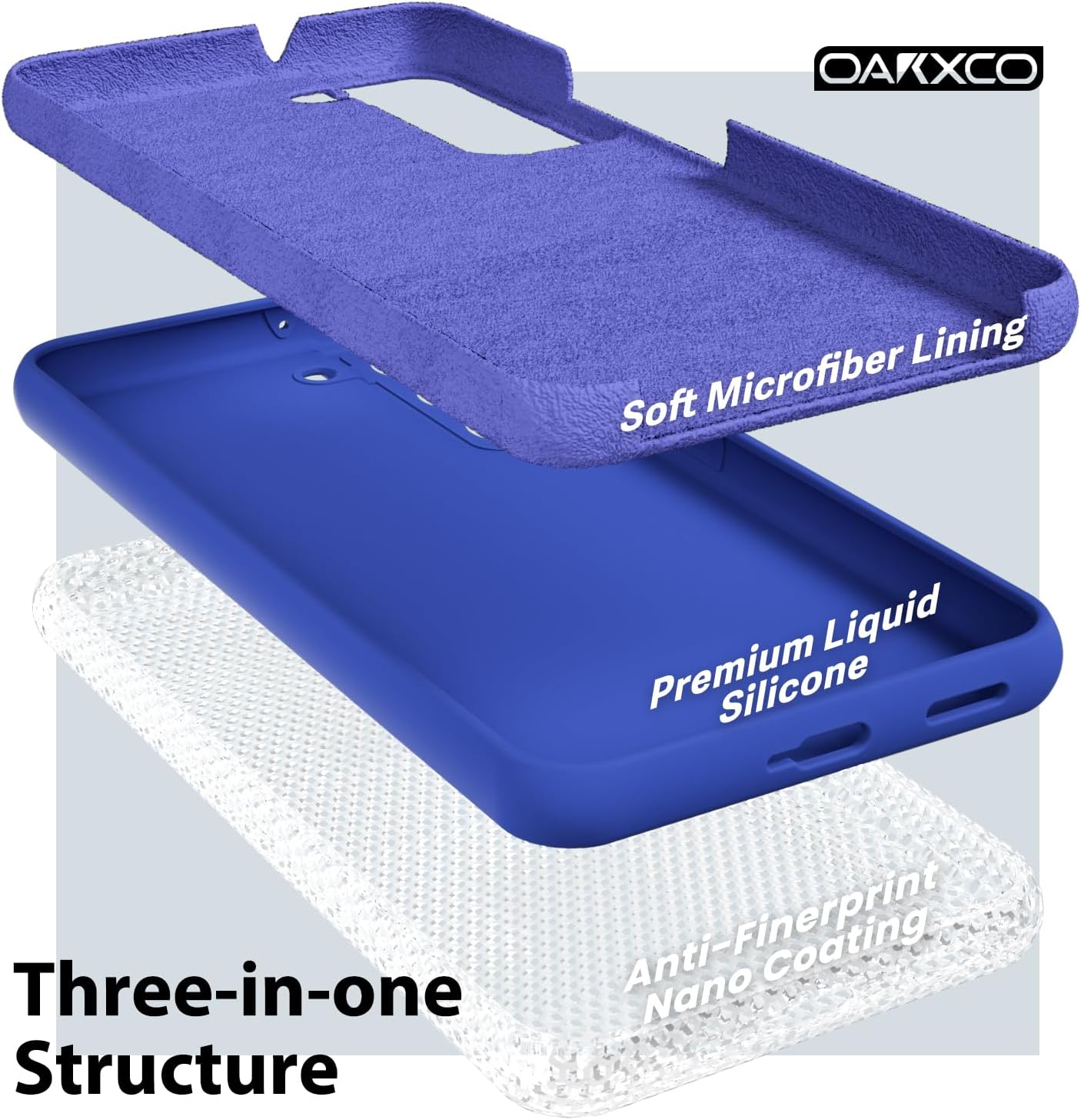 oakxco Funda para teléfono Samsung Galaxy S22 de silicona líquida, bonita funda de gel de TPU suave y delgada para mujeres y niñas, diseño estético,