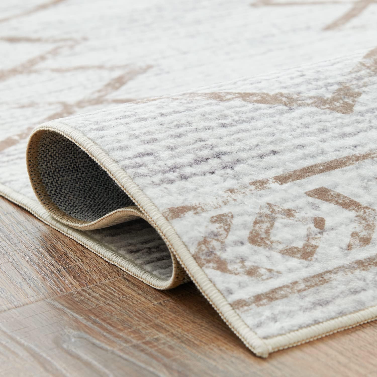 jinchan – Tapete marroquí de 2 x 5 pies con líneas, de pasillo, bohemio, lavable, suave, geométrico, antideslizante, para interiores, cocina,