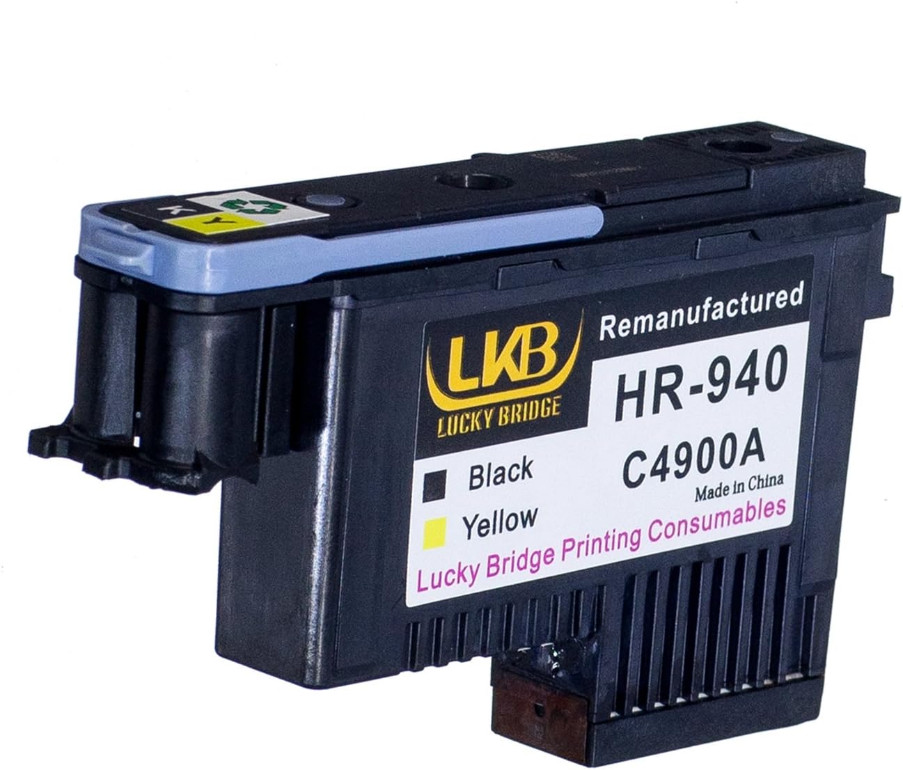 LKB HP940 Cabezal de impresión 1PK C4900A remanufacturado compatible para HP Officejet con Pro 8000 8500A 8500A Plus 8500A Premium (1 por)