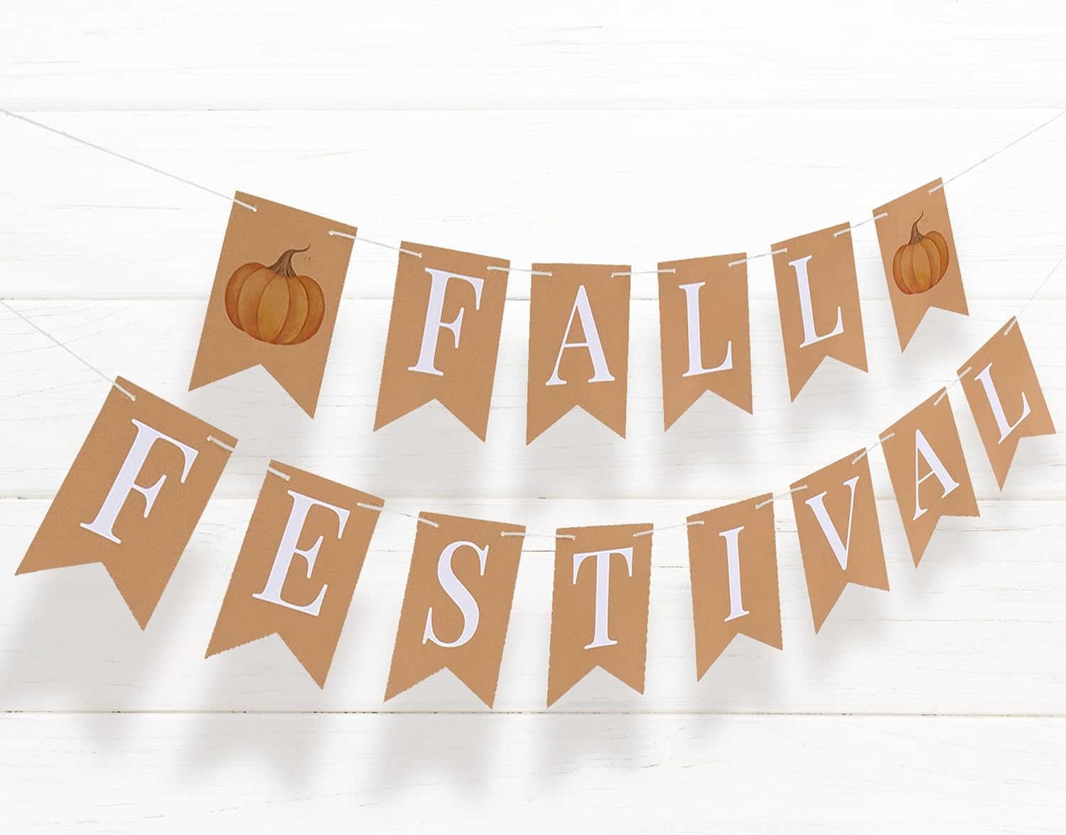 Funnytree Kit de accesorios de decoración para festivales de otoño, telón de fondo de 5.9 x 3.6 pies, tarjetas, cinta, globo, juego de suministros