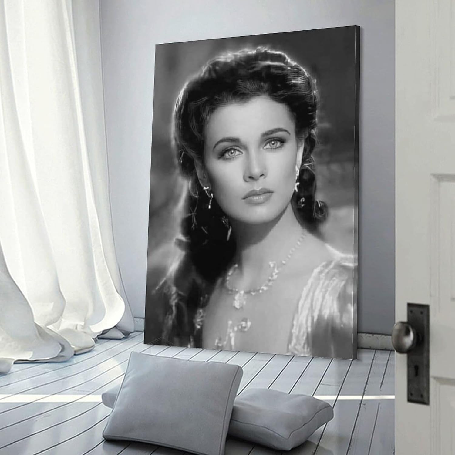 Vivien Leigh – Póster conmemorativo de actriz de cine famosa, 30 regalos, lienzo de pintura, arte de pared, impresiones de cuadros decorativos,