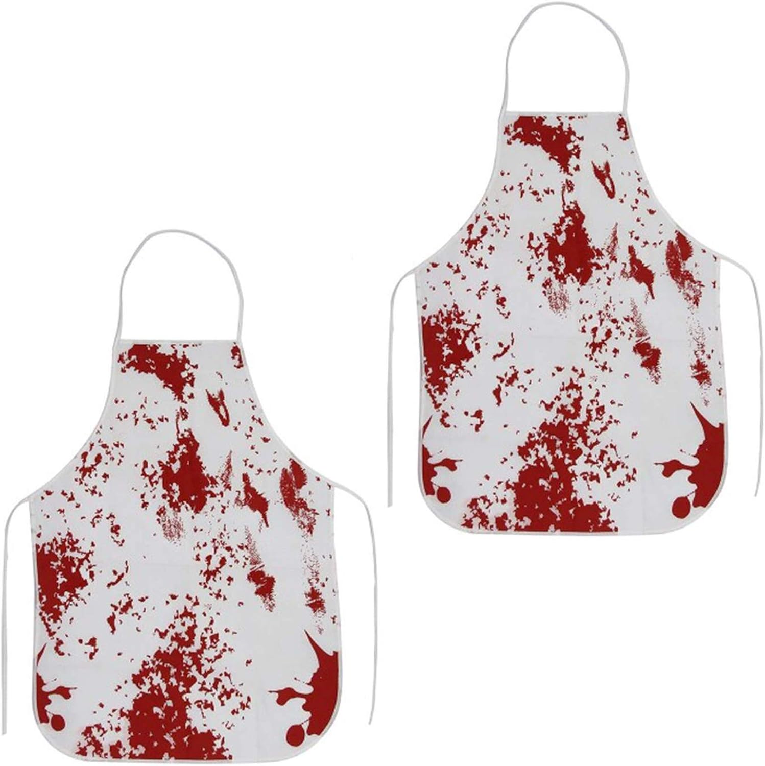 Delantal sangriento de Halloween Scary Blood Splattered Impreso Delantales Murder Butcher Bib