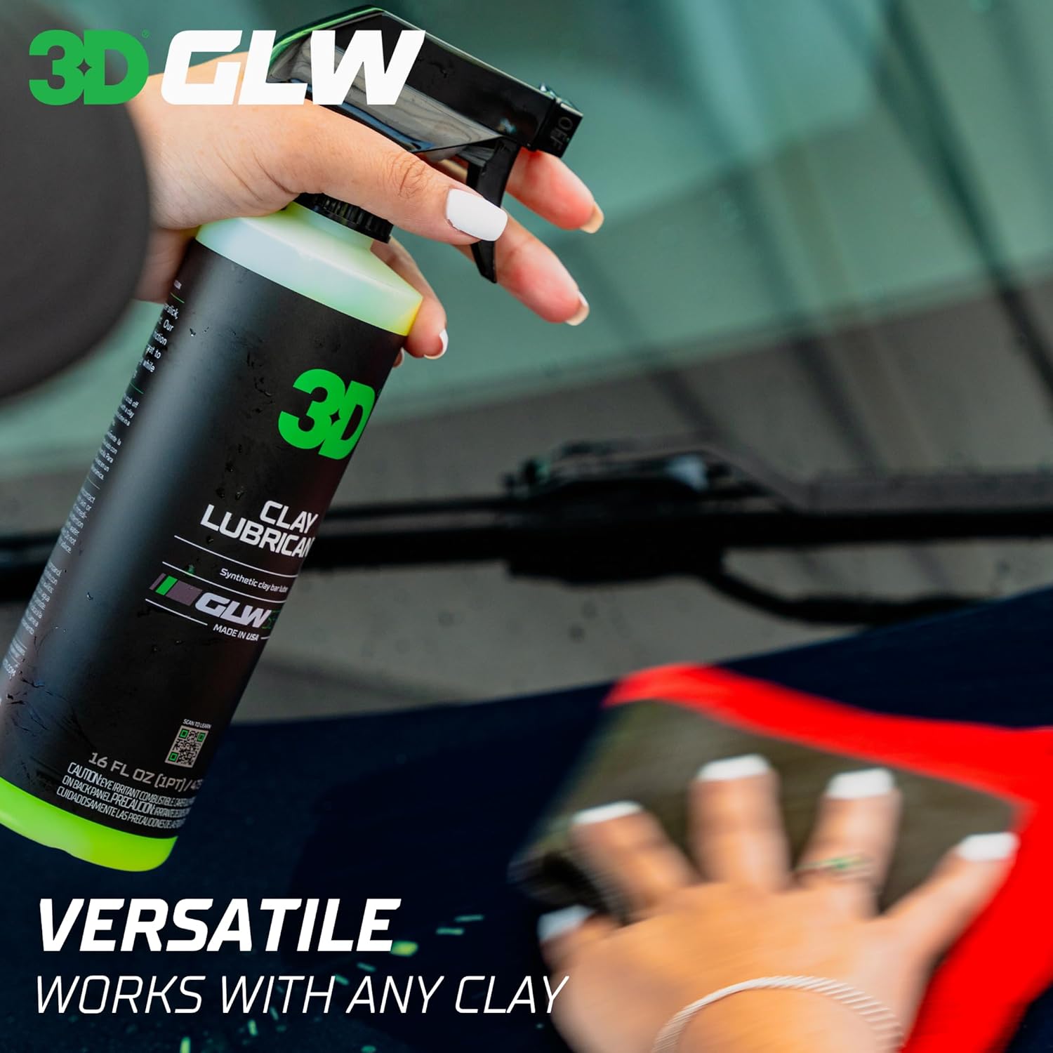 3D Lubricante de arcilla Serie GLW  Detalles de automóviles de bricolaje  Lubricación hiperlisa para barras de arcilla  Elimina contaminantes de la