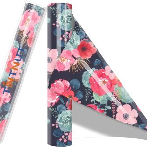 Tintnut Rollo de vinilo de transferencia de calor de flores, 12 pulgadas x 5 pies, patrón floral de rosas de acuarela negra, vinilo HTV para Tintnut Rollo de vinilo de transferencia de calor de flores, 12 pulgadas x 5 pies, patrón floral de rosas de acuarela negra, vinilo HTV para