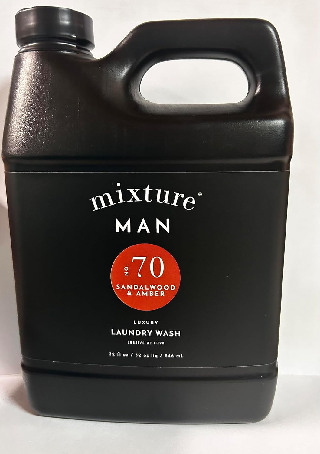 Sandalwood Amber Mixture Man – Jabón perfumado para ropa sucia, 32 onzas
