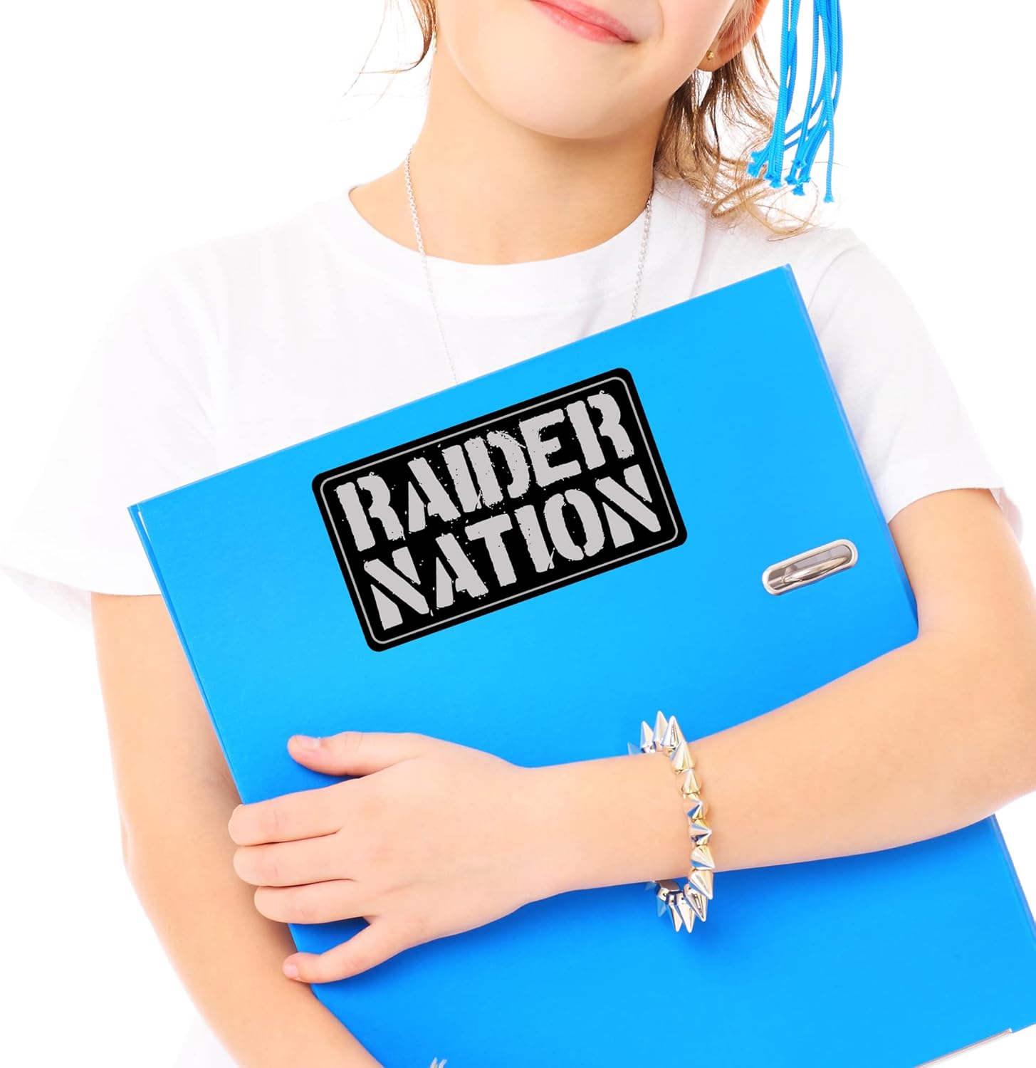 Raider Nation – Calcomanía de fútbol para portátil de 3.5 x 5.5 pulgadas (color)