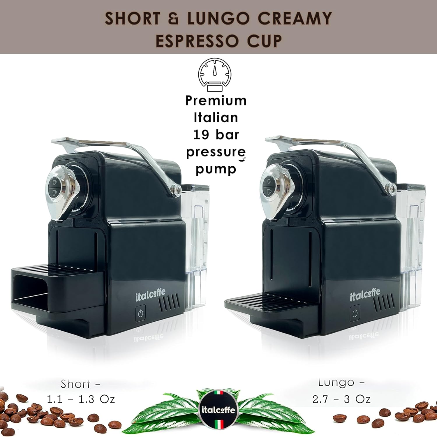 Italcoffe Cápsulas de espresso italiano compatibles 100% con Nespresso, paquete variado, cápsulas de café, inspiración italiana, café italiano, 100