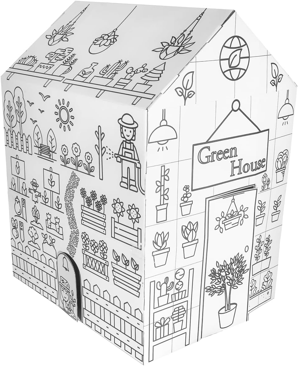 “Welcome to My Garden” Colorea tu propia casa de juegos – Abraza la emoción y la alegría de la naturaleza, el mejor arte y manualidades para niños