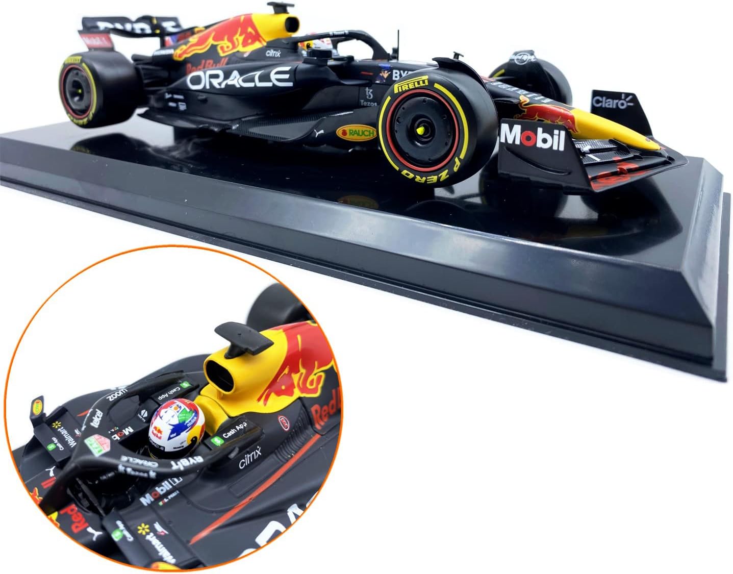 Bburago 2022 124 Nuevo F1 RB18#11Perez Racing Compatible con Red Bull 124 Estática Aleación Coche Regalo Coleccionable Modelo Die Cast