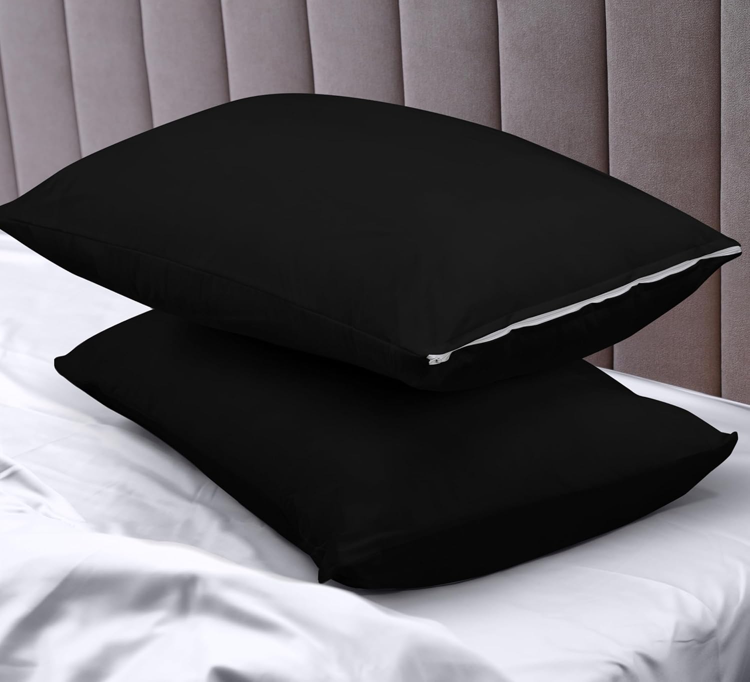 Funda de almohada impermeable con cremallera Utopia Bedding