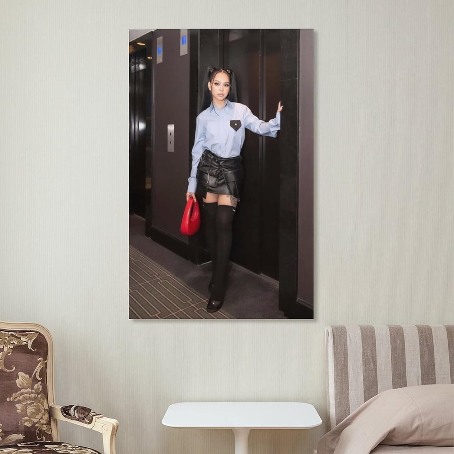 ZHANGMING Póster de Bella Poarch (4) lienzo impreso para pared, pintura de pared, pósteres de decoración moderna para el hogar, idea de regalo, 16 x