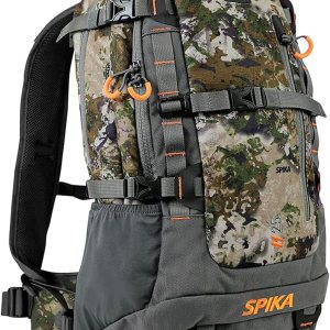 SPIKA Mochila de caza de camuflaje y verde, bolsas militares tácticas, mochila impermeable para cinturón extraíble de cadera de 25 litros SPIKA Mochila de caza de camuflaje y verde, bolsas militares tácticas, mochila impermeable para cinturón extraíble de cadera de 25 litros